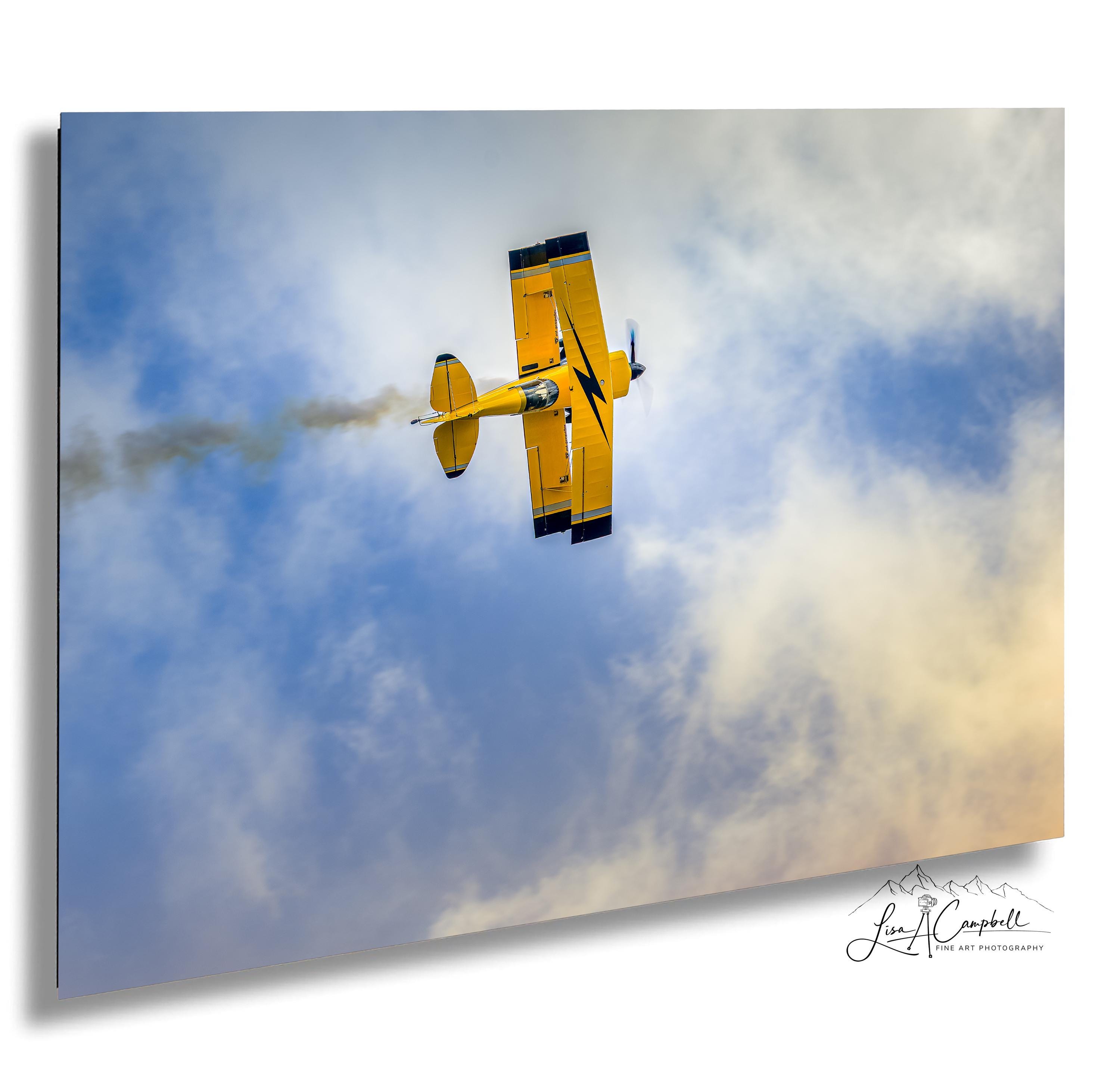 Pitts Special Aerobatic Biplane in Flight: Print / Canvas / Acrylic / Metal / Wall Decor / Photograph
