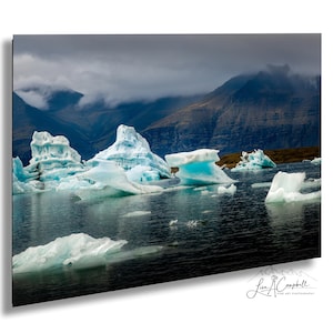 Jökulsárlón Glacier Lagoon, Iceland: Fine Art / Print / Canvas / Acrylic / Metal / Wall Decor / Landscape Photograph