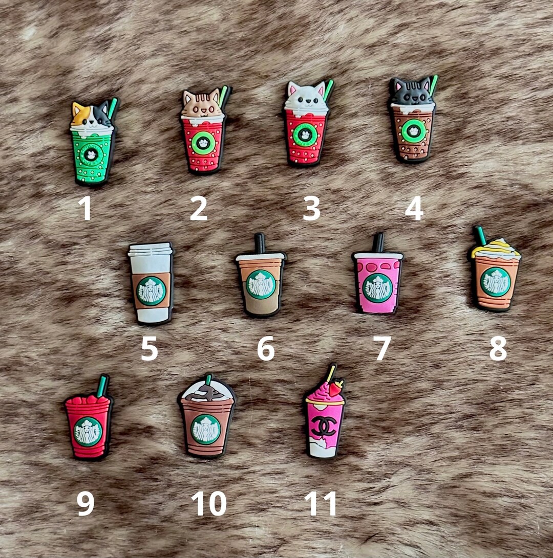 Starbucks Coffee Croc Charms/jibbitz Voor Croc Schoenen. Etsy
