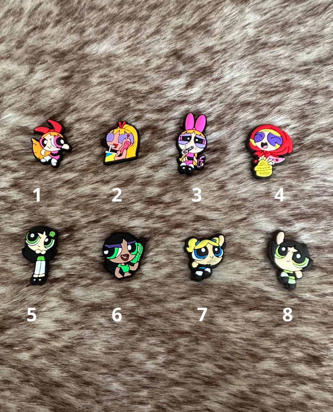 Powerpuff Girls Croc Charms/jibbitz Voor Croc Schoenen. Etsy