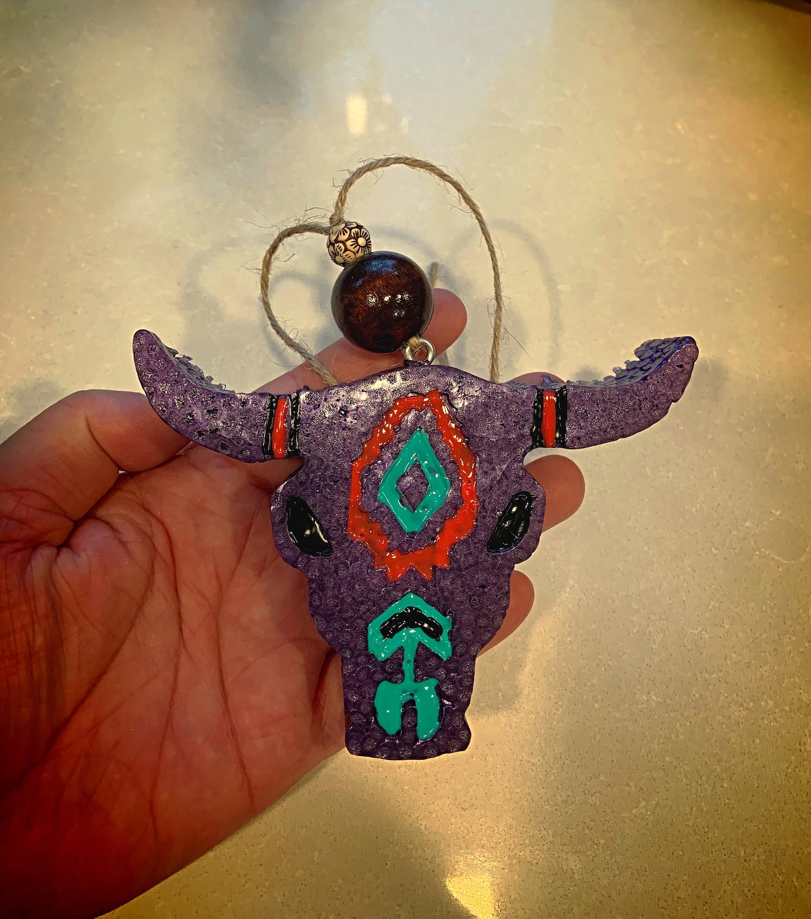 Aztec Bull Skull - Etsy