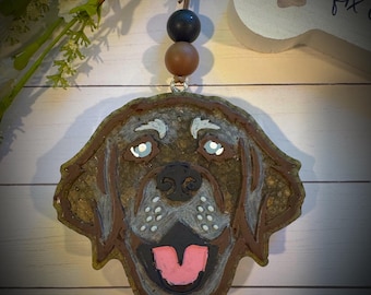 Labrador Retriever Dog Freshie, Scented Car Air Freshener