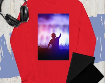 DJ EDM Long Sleeve Shirt Fun Festival Novelty Gift T-Shirt