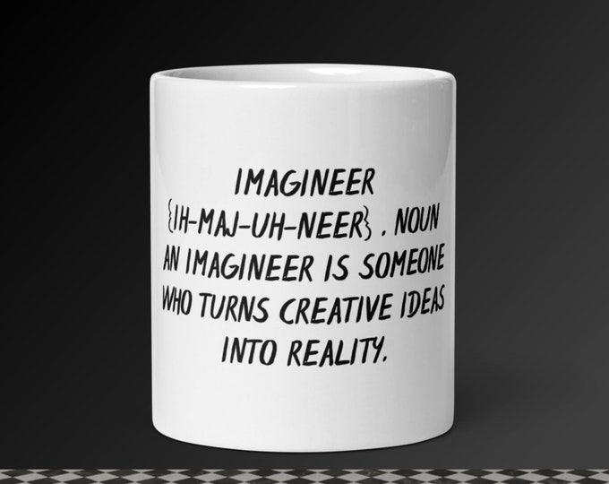 IMAGINEER Difficult Word Coffee Cup Novelty Gift Mug