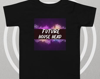 Boy's Future House Head Design T-Shirt Festival Novelty Gift