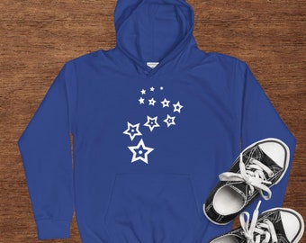 Kid's Stars Design Hoodie Fun Sweatshirt Novelty Gift