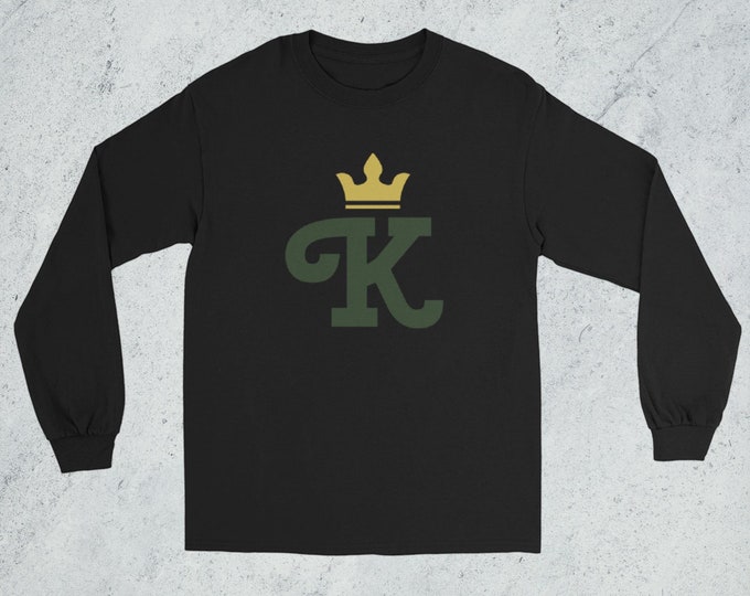 Crown K Men's Long Sleeve Fun Novelty Shirt Gift For Him