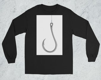 Fishing Hook Long Sleeve T-Shirt