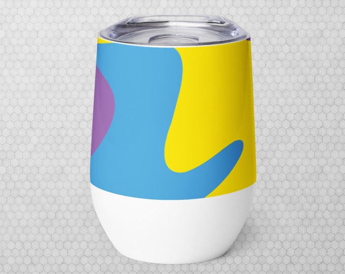 Retro Groovy Design Tumbler Novelty Gift Home Office Goods