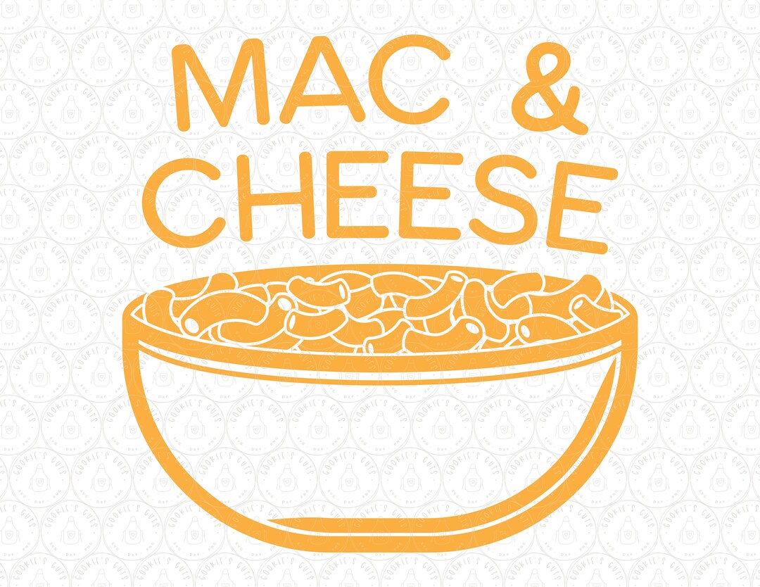Mac and Cheese SVG DXF Macaroni & Cheese PNG Favorite Food Kid Shirt