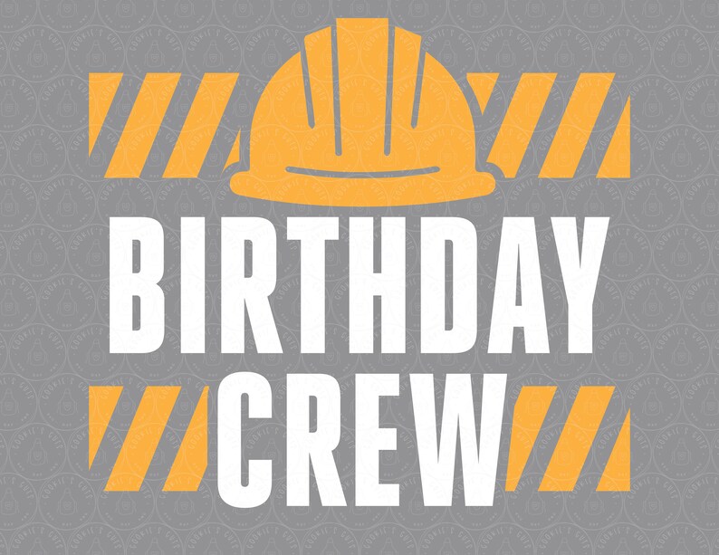 Birthday Crew SVG Construction Shirt PNG Structural Engineer - Etsy