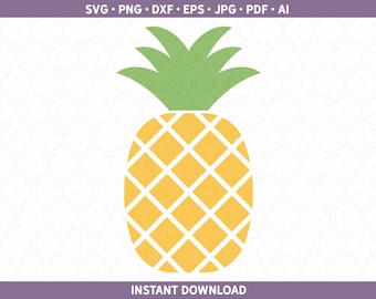 Ananas SVG DXF PNG, Willkommen zu Hause Hawaii Hawaiian Aloha Sommer Urlaub Tropisch Sommer Sonnenschein Cut Datei für Cricut® & Silhouette