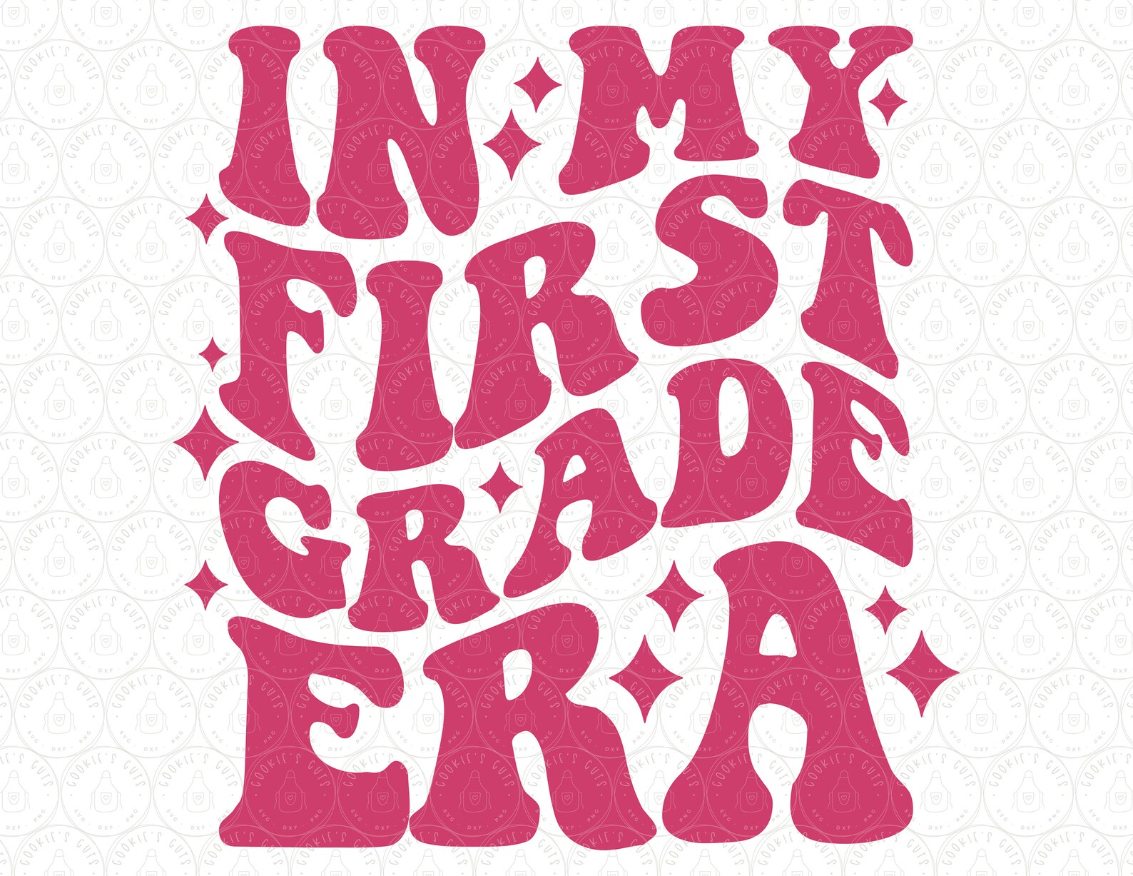 First Grade Era SVG | in My First Grade Era PNG Shirt Design, Retro ...