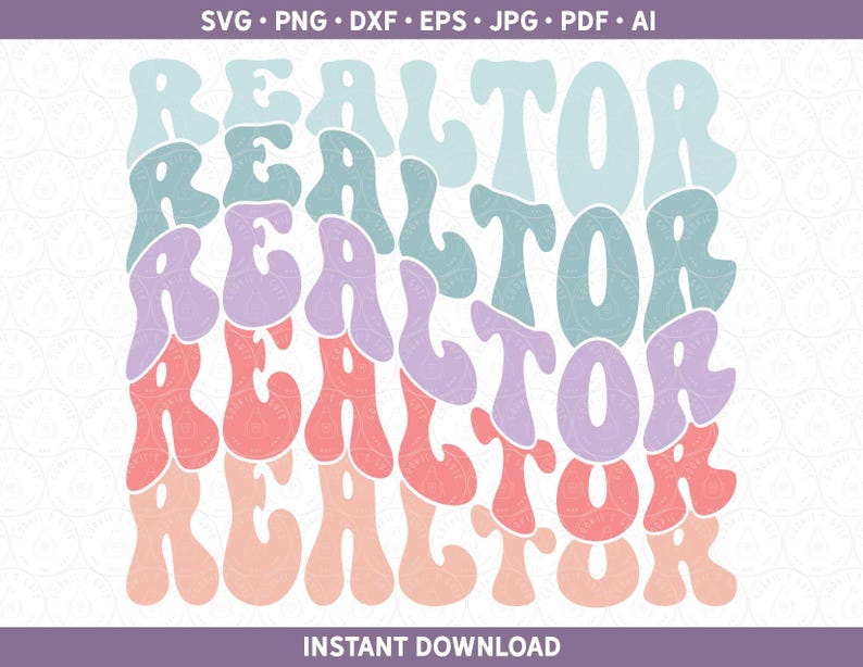Realtor SVG PNG DXF Cut File Cricut® / Silhouette Sublimation Design ...