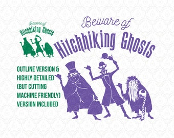 Hitchhiking Ghosts PNG Bundle - Etsy