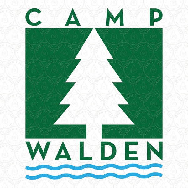 Camp Walden Parent Trap SVG DXF | Cut File for Silhouette / Cricut® ai, eps, pdf, dxf, svg Movie Costume Funny | HTV Vinyl Gift Shirts Tee