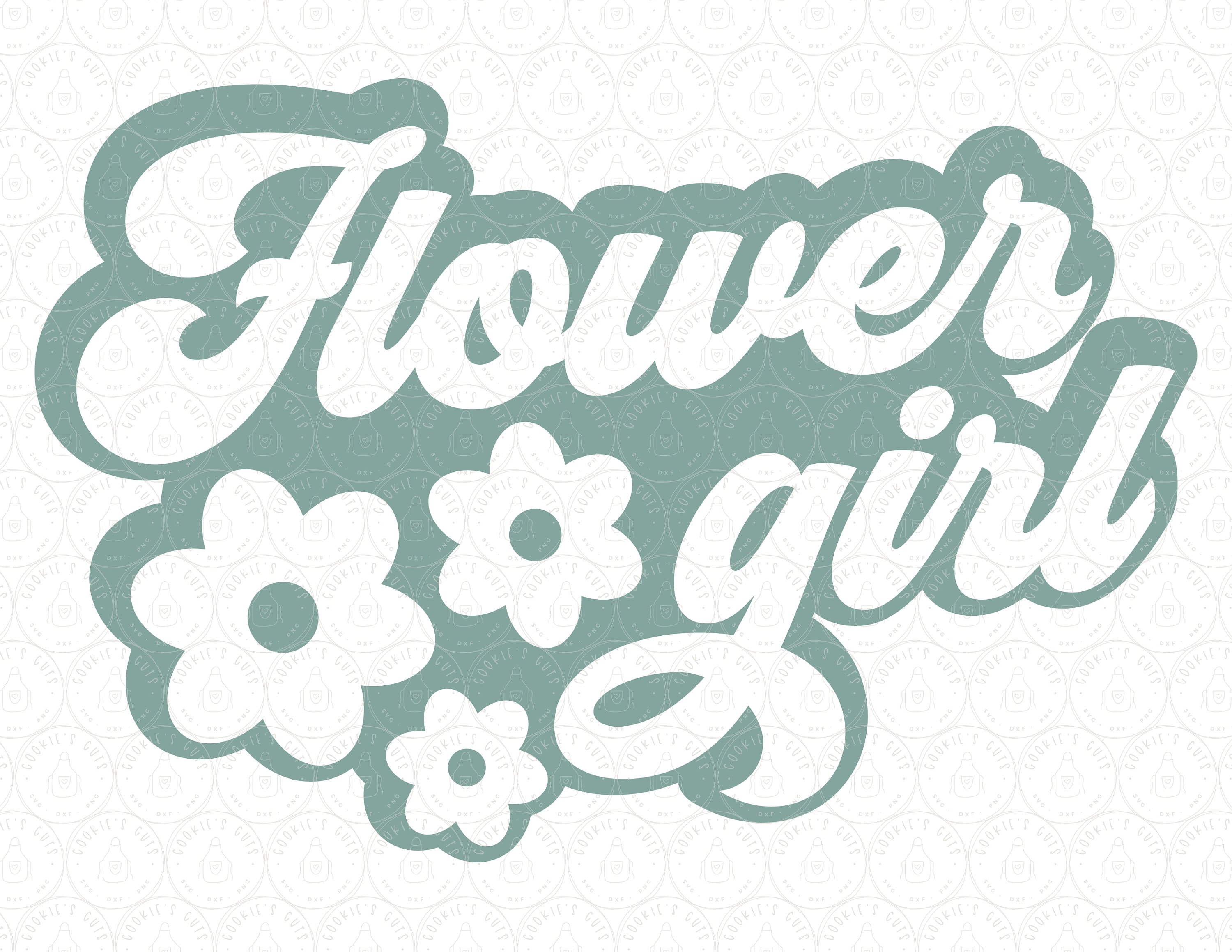 Flower Girl SVG PNG DXF Wedding Party Flower Girls Shirt Etsy