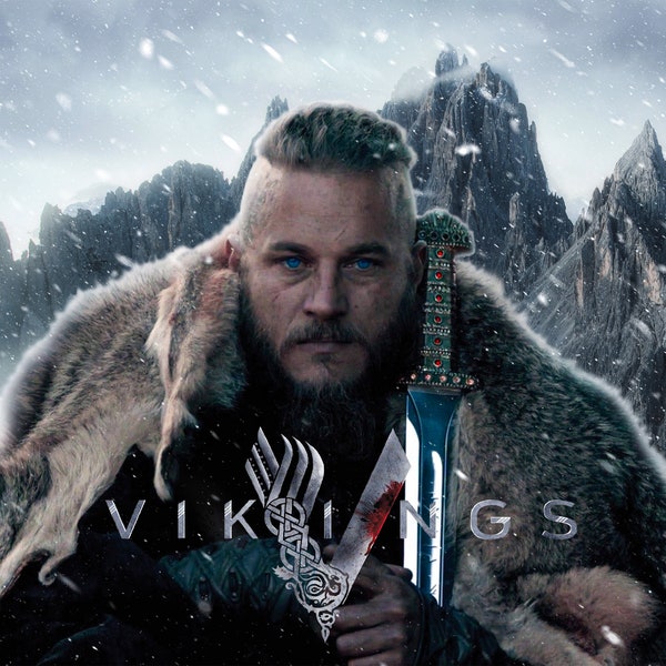 Vikings | Ragnar Lothbrok | TV-Show | Motivational | Art Work | Wall Art | Poster | Digital | Print | Instant Download | High-Quality