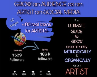 E-Book - Grow an audience as an artist on social media