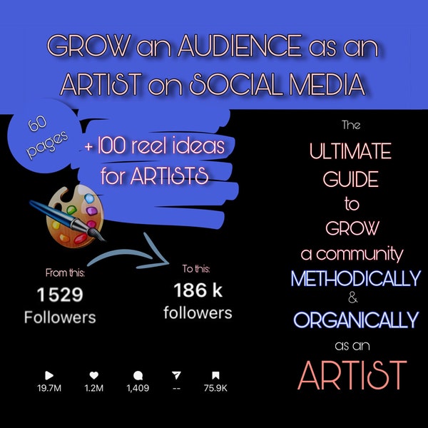 E-Book - Grow an audience as an artist on social media