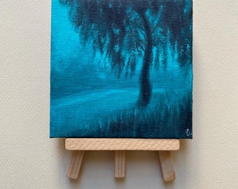 Original painting - the dreamy lonely tree