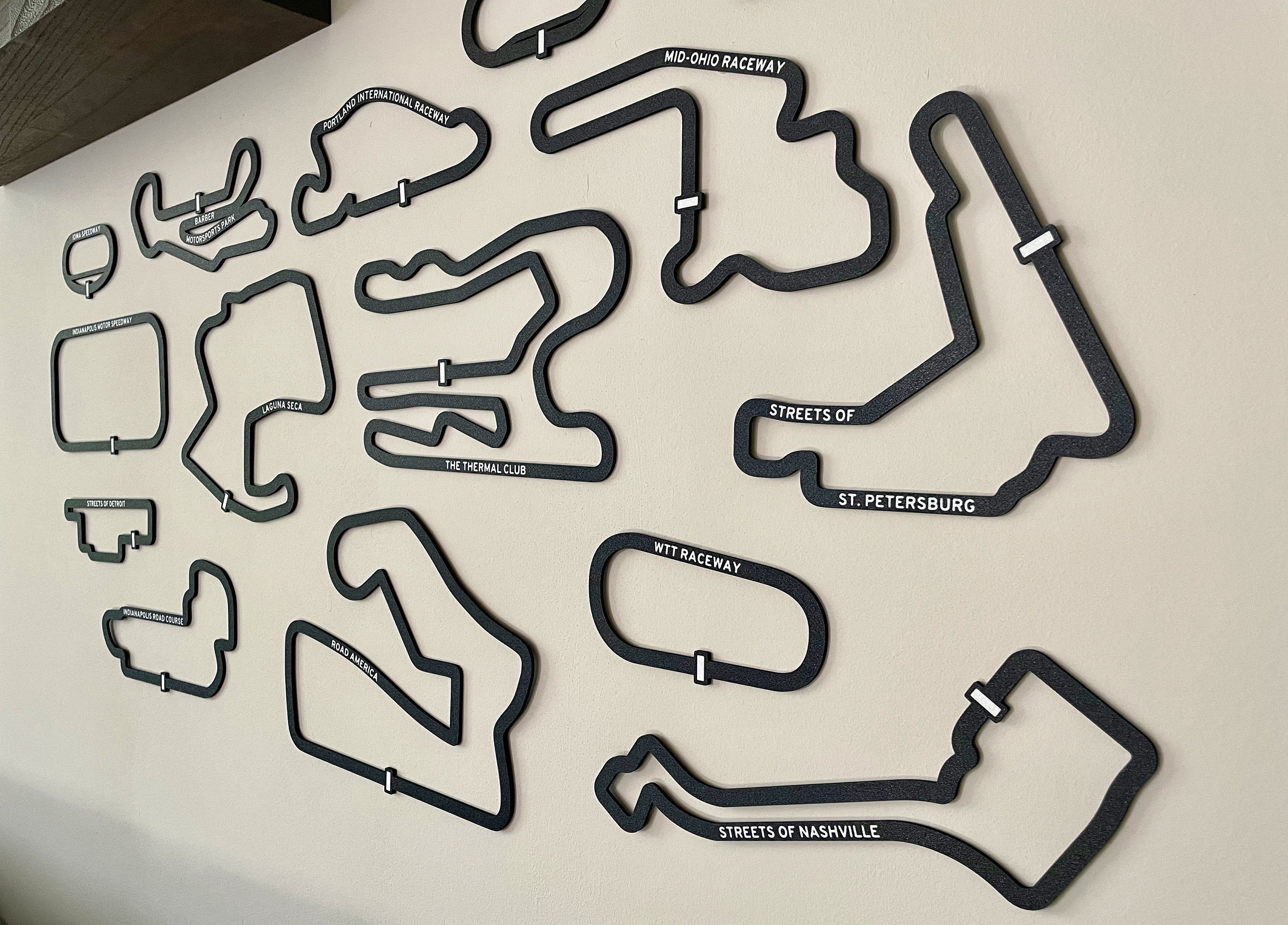 Indycar Track Layouts Wall Art 2024 Schedule Indycar Circuit Collection