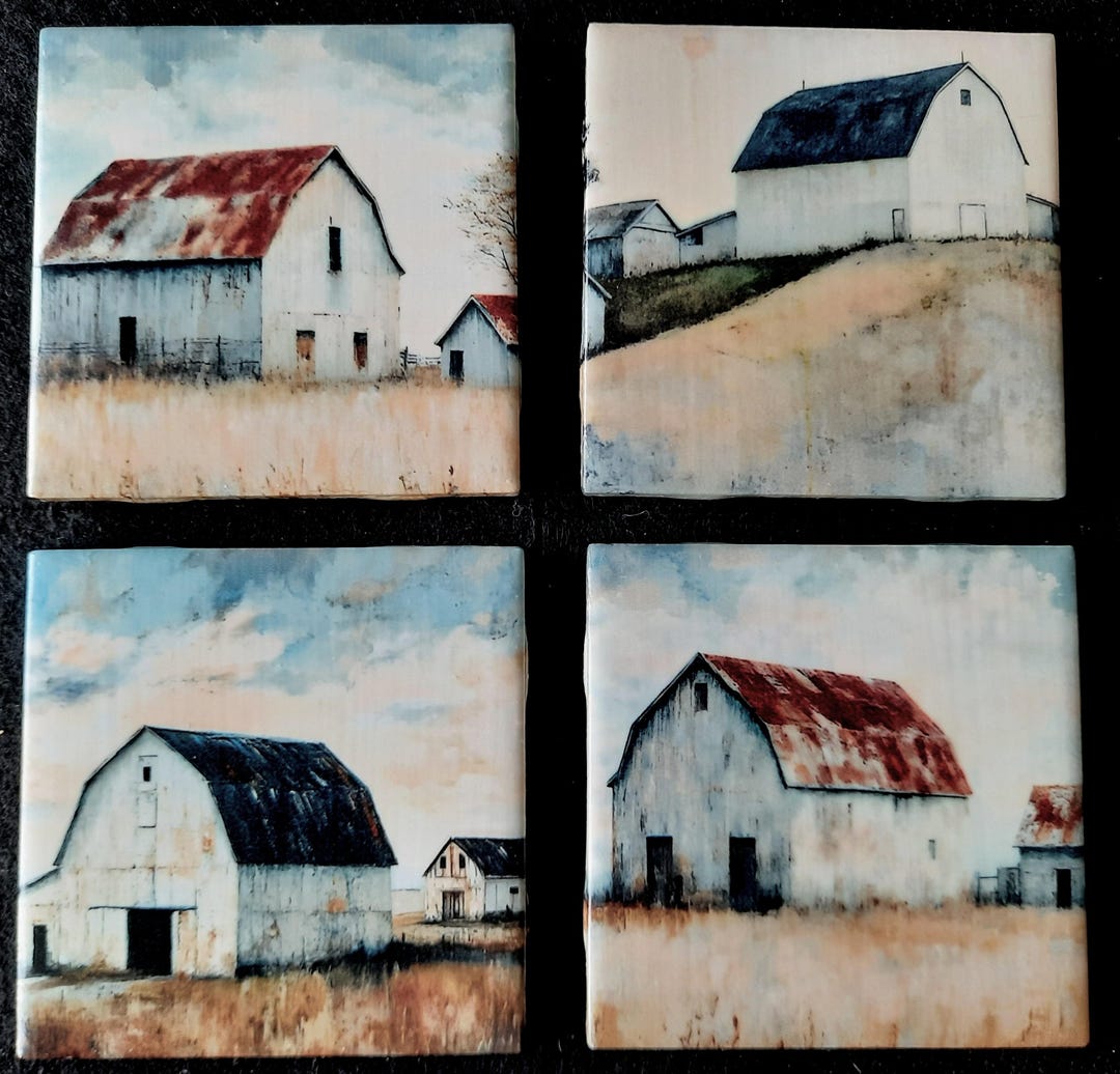 Barn Coasters (four 4