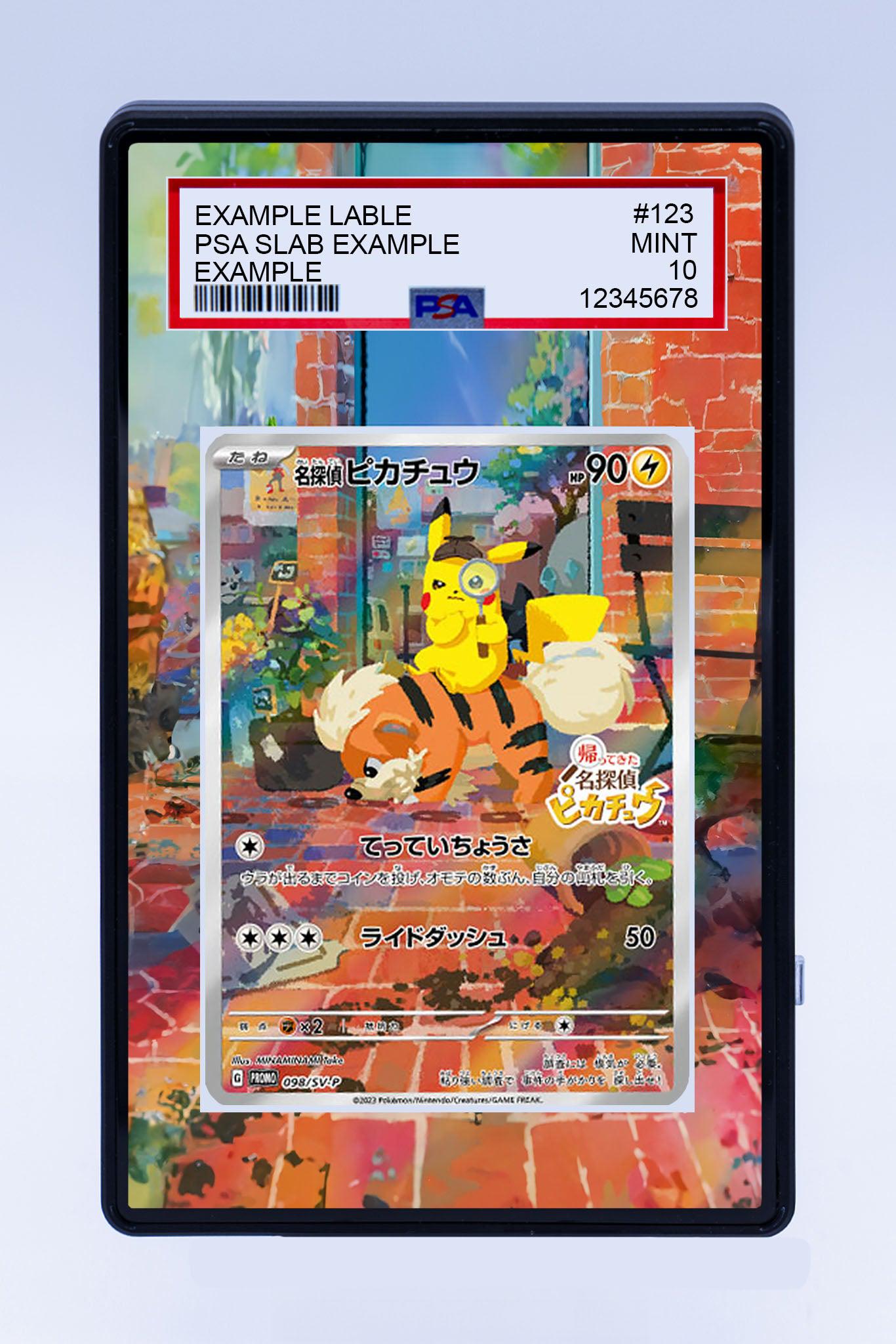 Pikachu 098 SV-P Detective (graded) Case - Etsy