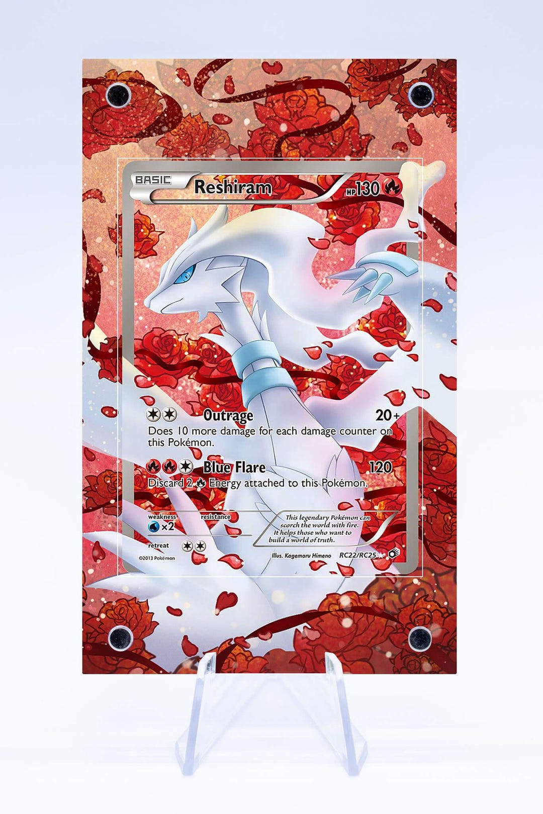 Reshiram RC22 RC25 Case | Legendary Treasures | Art Guard