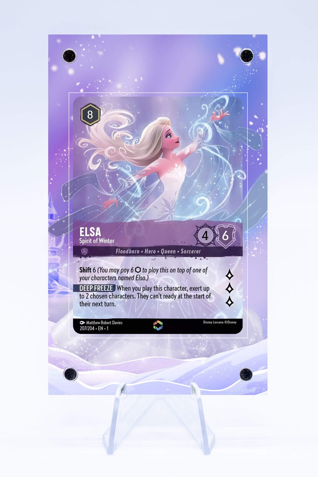 Elsa 207 204 LORCANA | First Chapter | Art Guard (ungraded) - Etsy