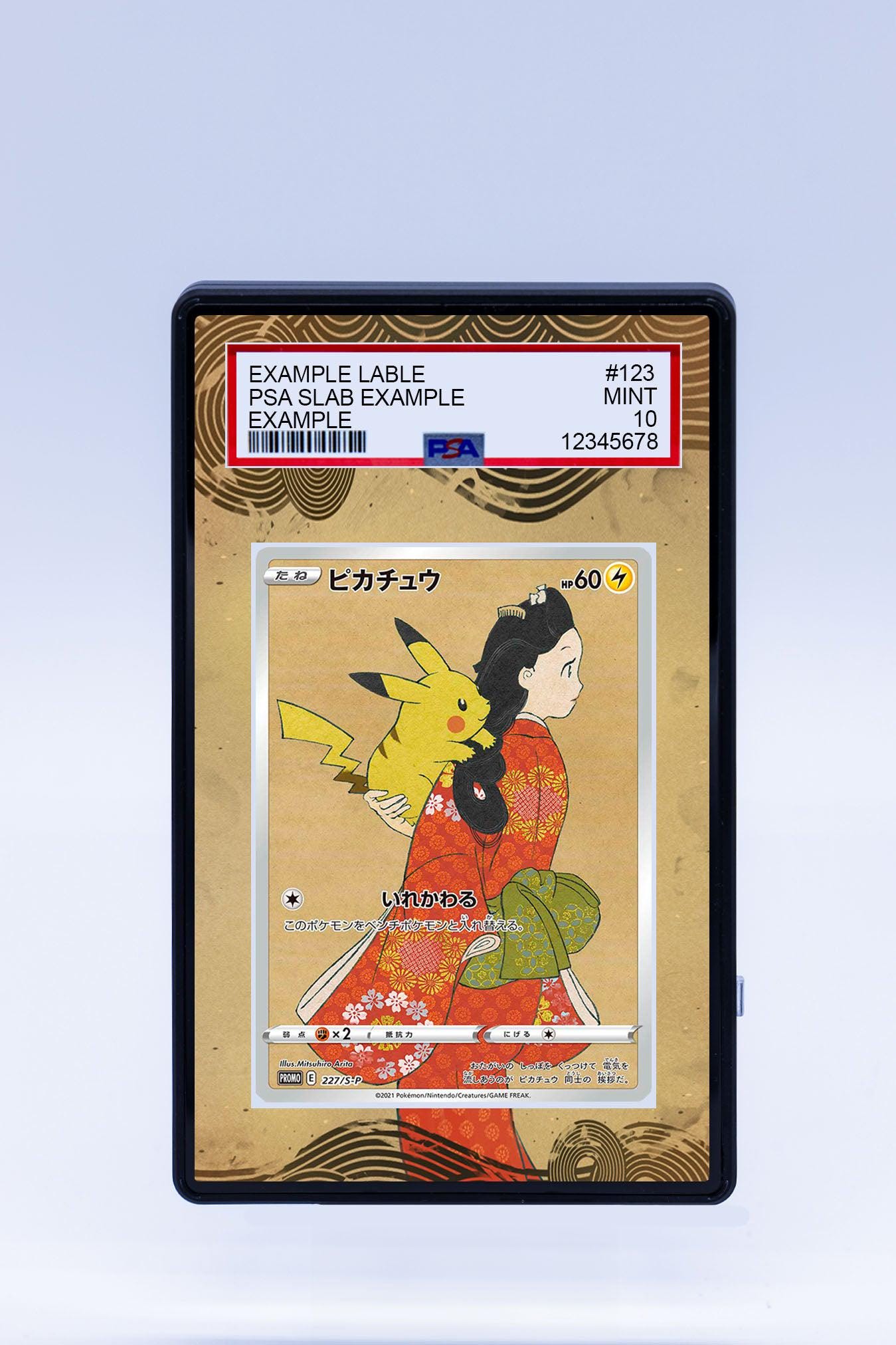 Pikachu 227 S-P (graded) Case - Etsy