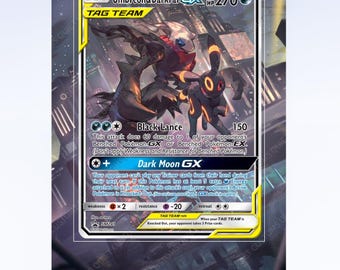 Umbreon & Darkrai GX SM241 - Pokémon Extended Artwork Display Case