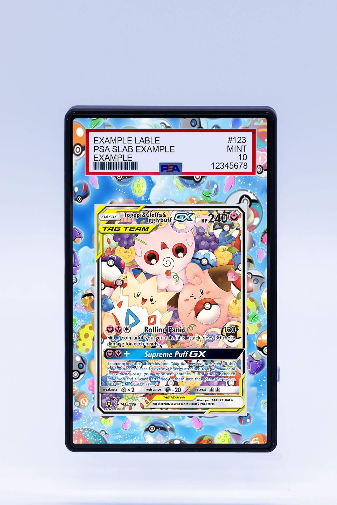 Togepi & Cleffa & Igglybuff GX SR PSA10 2019年 ピッピ FA/クリー