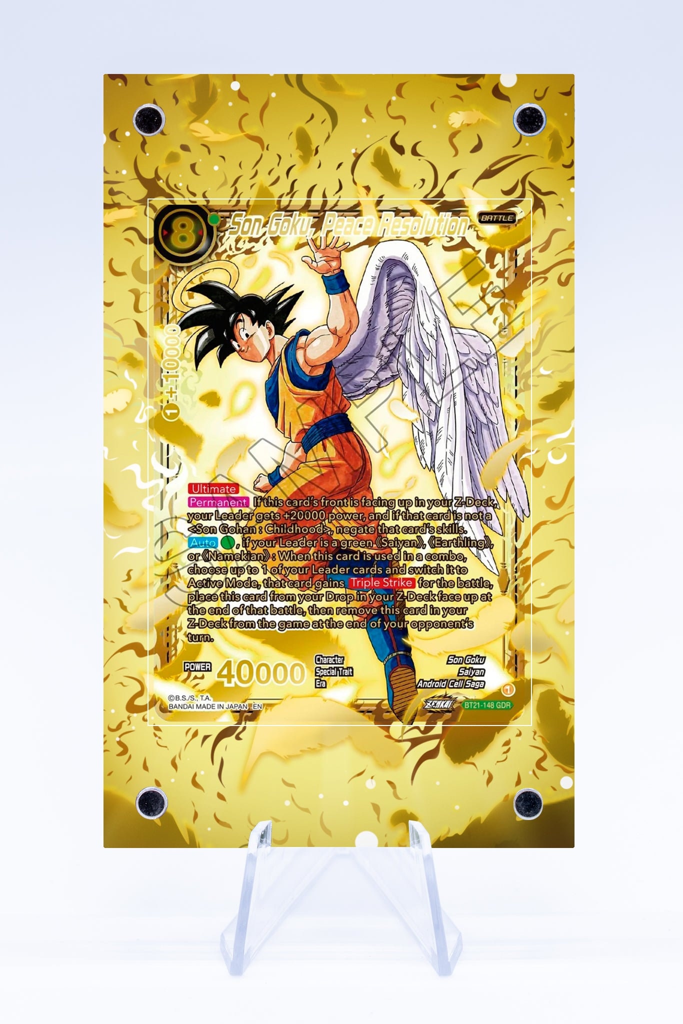 2023 Dragon Ball SWild Resurgence Son Goku Peace Resolution