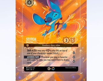 CASE for Stitch Rock Star Promo  | Art Guard (Ungraded) by Quiet Customs (card not included)