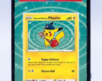 Special Delivery Pikachu ポケモンカード　ピカチュウ Auction Prices Realized Tcg Cards 2020 POKEMON SWSH BLACK