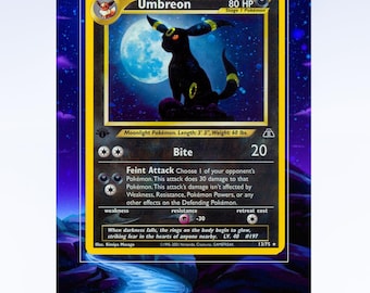 Pokemon Card - Umbreon - English Version - Neo Discovery