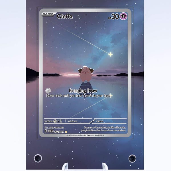 Estuche Cleffa 202 197 / Llamas de obsidiana / Art Guard (sin clasificar)