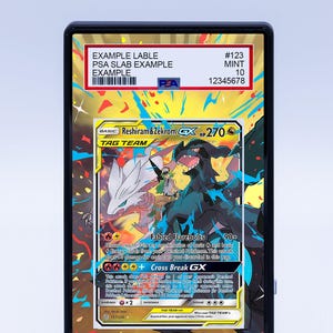 Reshiram and Zekrom GX 157 236 (Graded) Case