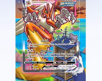 Blaziken VMAX (secret Alternate Art) Holo Chilling Reign 201/198