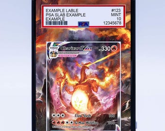 Charizard VMAX SWSH261 - PSA Size Graded Card Case Extended