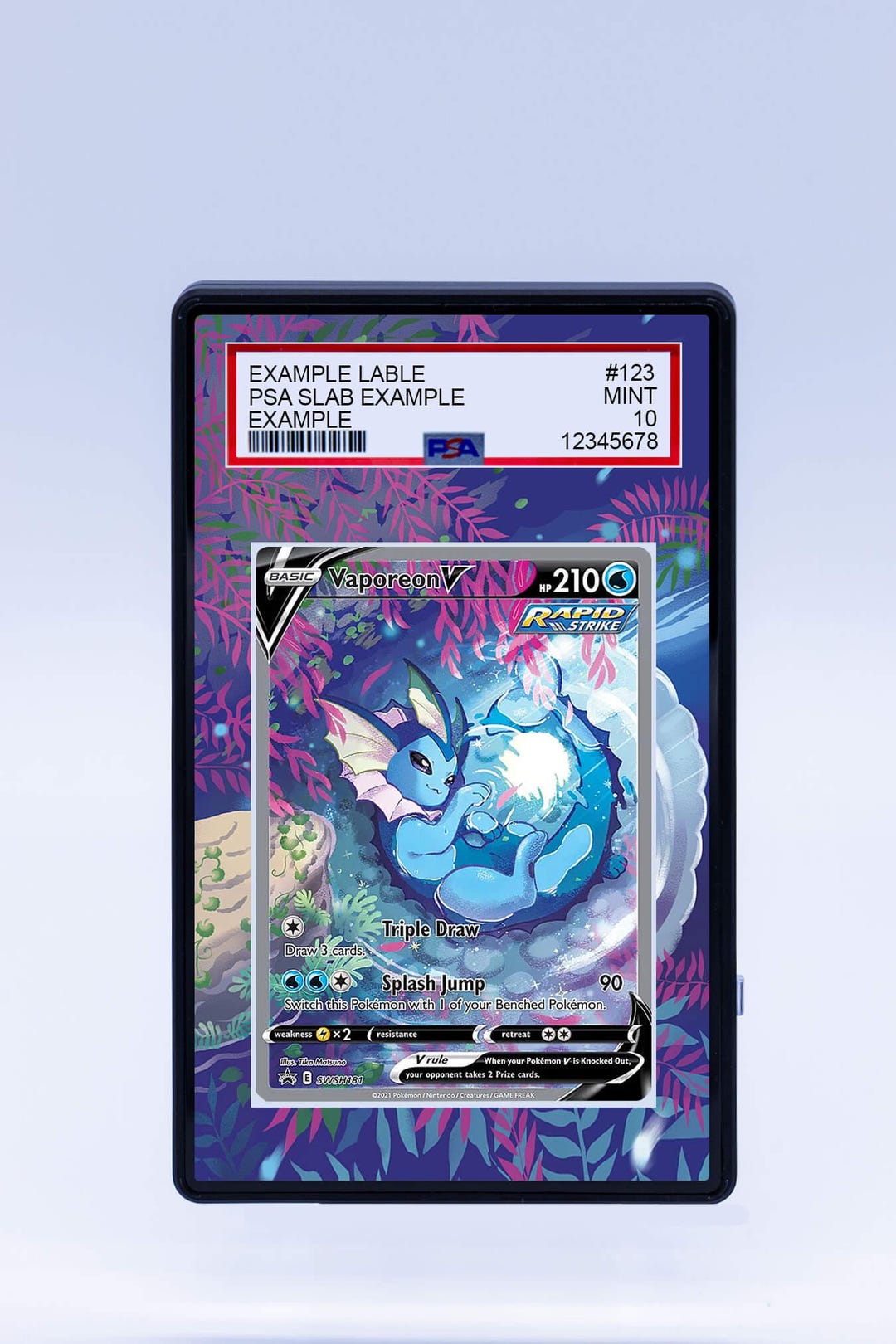 Vaporeon V SWSH181 Promo (graded) - Etsy