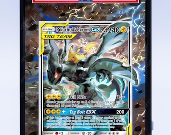 Pikachu and Zekrom GX SM168 (Graded) Case