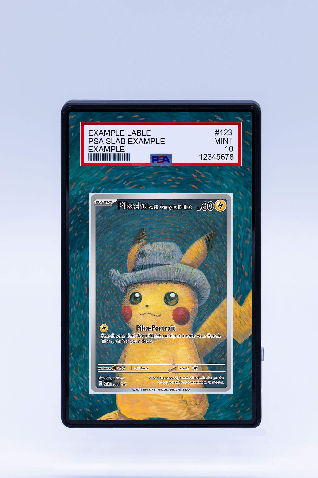 Pikachu With Grey Felt Hat 085 (graded) - Etsy