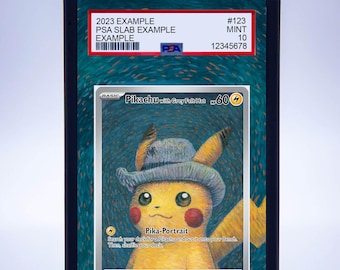Pikachu With Grey Felt Hat 085 (graded) Case - Etsy