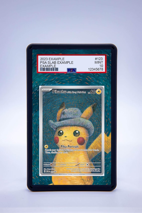 Pikachu With Grey Felt Hat 085 (graded) Case - Etsy