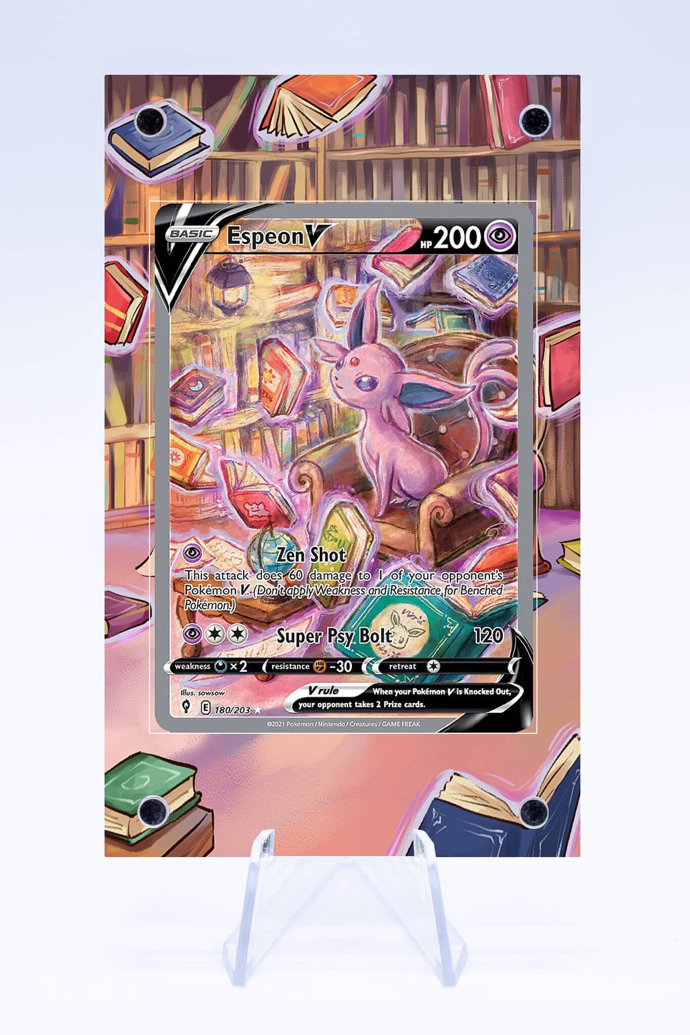 Pokemon TCG S-Chinese Espeon V 146/132 CS4bC SR Holo Alt Art