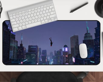 Spiderman Into the Spider-Verse Mouse Pad, Custom Gaming Mat, Anime Desk Pad, Gift for Him