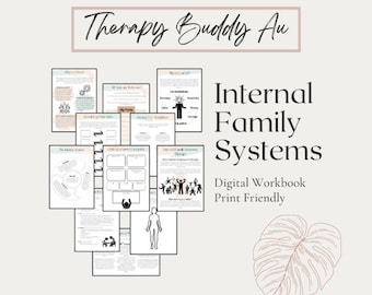 Internal Family Systems Worksheets/ IFS / Parts Therapy Workbook