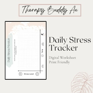 Daily Stress Tracker Worksheet